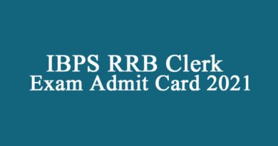 IBPS RRB Admit Card