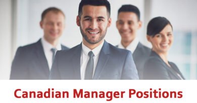 Canadian Manager Positions