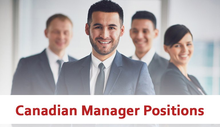 Canadian Manager Positions