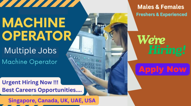 Machine Operator Careers: