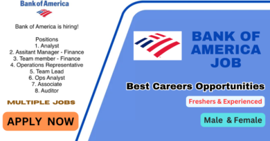 Bank of America Job Opportunities