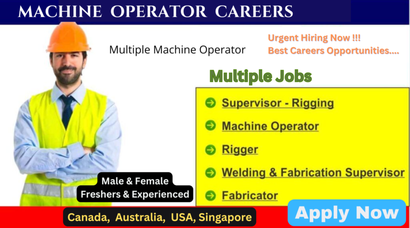 Machine Operator Careers