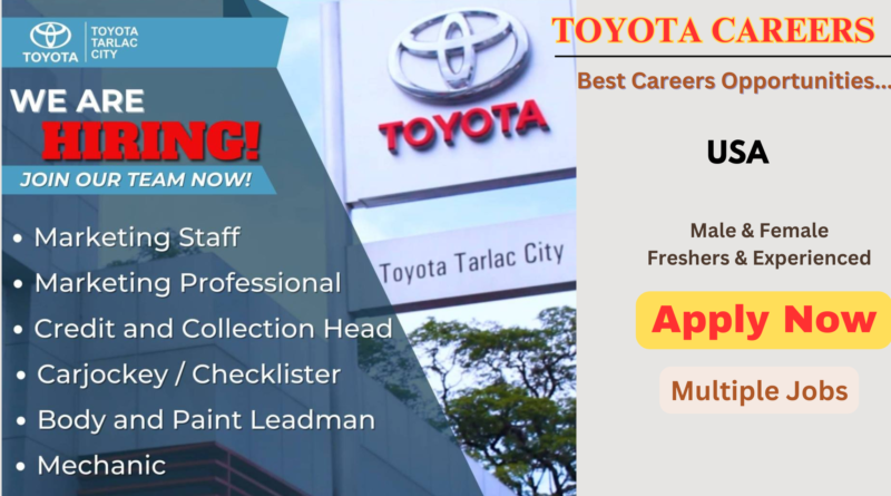 Toyota Careers in the USA