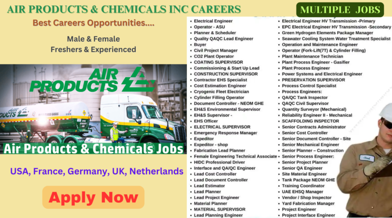 Air Products & Chemicals Inc. Careers