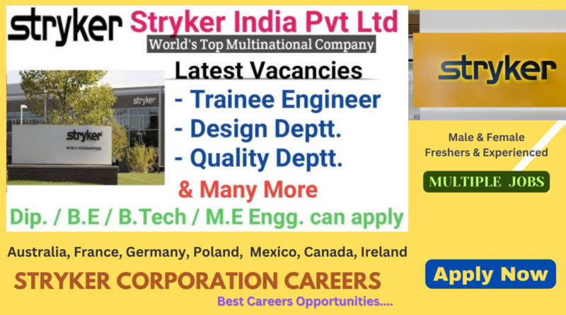 Stryker Corporation Careers: