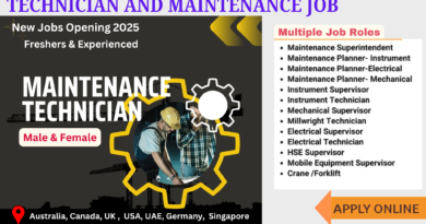 Technician and maintenance jobs