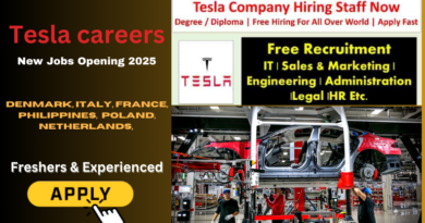 Tesla Careers Opportunities