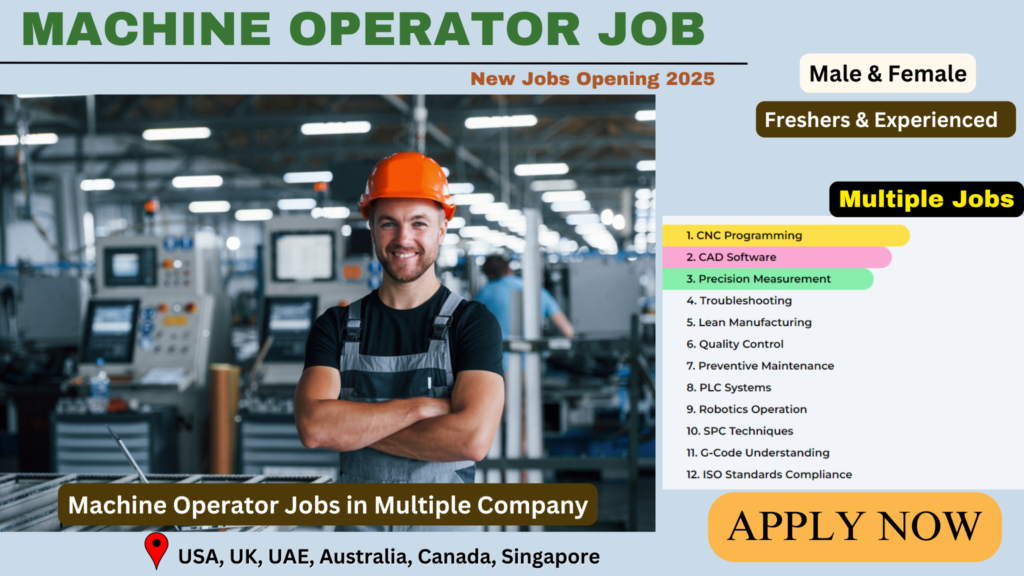 Machine Operator Job