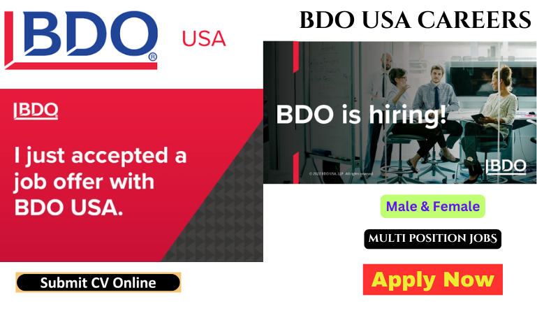 career opportunities at BDO USA